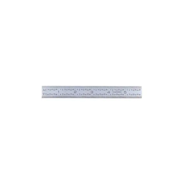 MITUTOYO 182-261 24", 4R (8ths, 16ths, 32nds, 64ths) Graduation Flexible Rule Best Choice