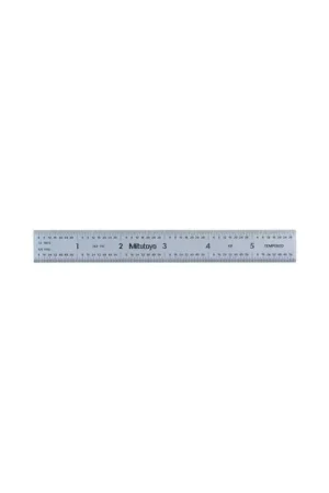 Brand New MITUTOYO 182-101 6", 4R (8ths, 16ths, 32nds, 64ths) Graduation Rigid Rule