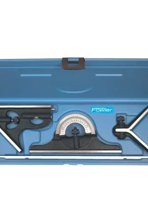 FOWLER 52-388-012-0 2 Piece, 12" Blade Reversible Head Type Combination Square Set Buy Today