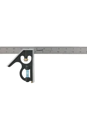 EMPIRE e280 2 Piece, 16" Blade Reversible Head Type Combination Square Set Direct From Factory
