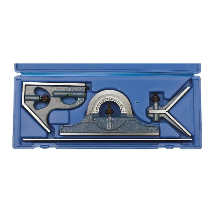 Limited Time PEC U-38X 4 Piece, 18" Blade Reversible Head Type Combination Square Set
