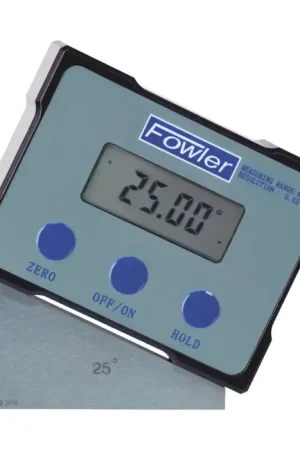 Free Returns FOWLER 54-422-444 360° (4 x 90°) Range, Xtra-Value Digi-Level Type Combination Protractor / Inclinometer