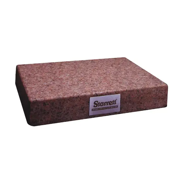 STARRETT 88722 36" Length, 60" Width, A Grade, 0 No. of Ledges Superior Red Granite Surface Plate Get Yours