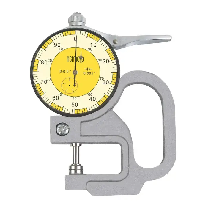 Next Day Delivery ASIMETO 491-01-1 0 - .4" Range, 1.18" Throat Depth, 0 - 100 Reading Dial Thickness Gage