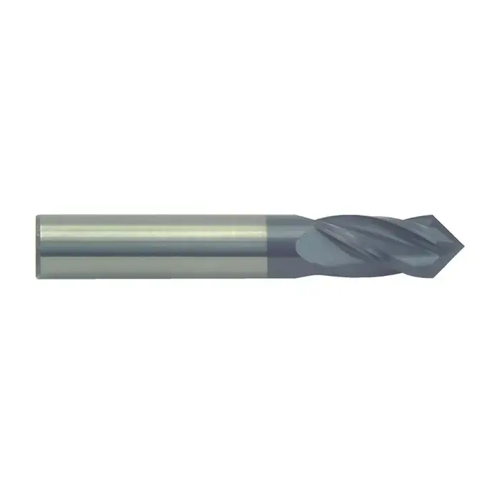Trending RUSHMORE USA 102666 1/4" Size, 3/4" LOC, 4 Flute, 90° Point Angle, Solid Carbide Drill Mill