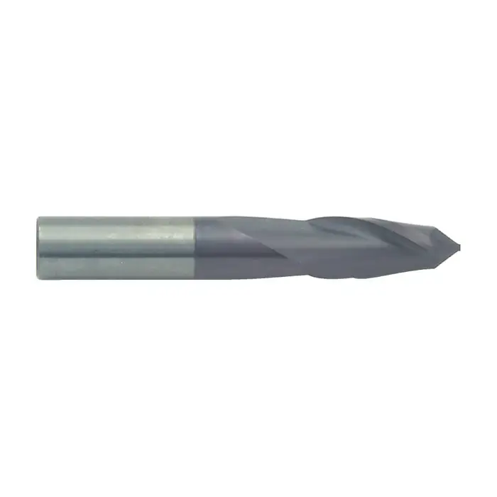 RUSHMORE USA 102657 1/4" Size, 3/4" LOC, 2 Flute, 90° Point Angle, Solid Carbide Drill Mill Secure Checkout