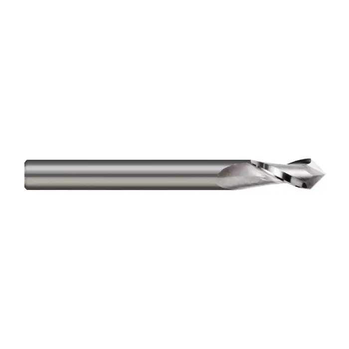 Trusted Brand MICRO 100 DMM-060-2120 6.00mm Size, 16.00mm LOC, 2 Flute, 120° Point Angle, Solid Carbide Drill Mill