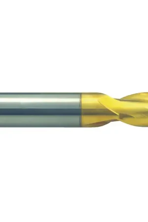 Free Returns T&O 20-104-112 1/4" Size, 1/2" LOC, 2 Flute, TiN Solid Carbide Square End Mill