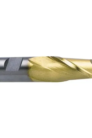 TTC PRODUCTION HP 09-335-160 1/2" Size, 1" LOC, 2 Flute, TiN High Speed Steel Square End Mill Buy Direct