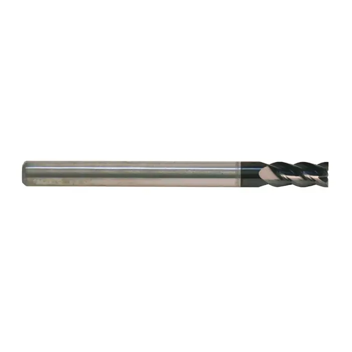 Genuine RUSHMORE USA 100204 5/16" Size, 1/2" LOC, 4 Flute, Bright Solid Carbide Square End Mill