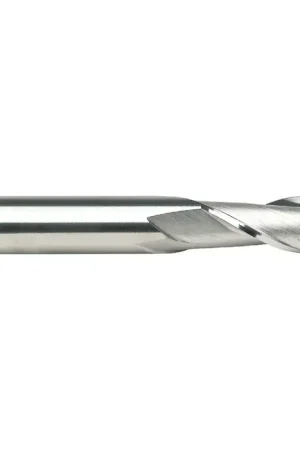 Buy Online RUSHMORE USA 102974 2.50mm Size, 9.50mm LOC, 2 Flute, Bright Solid Carbide Square End Mill