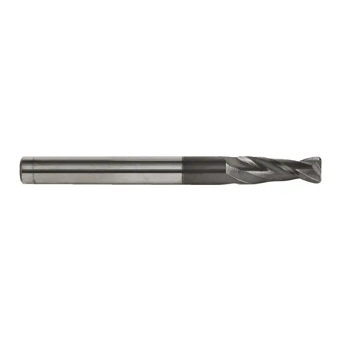 Seasonal Sale RUSHMORE USA 103048 3/16" Size, 5/8" LOC, .015"-.020" Radius, 2 Flute, Solid Carbide Corner Radius End Mill