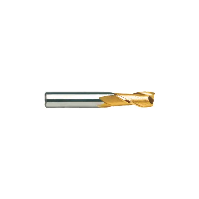 Discount RUSHMORE USA 100461 5/64" Size, 1/4" LOC, 2 Flute, TiN Solid Carbide Square End Mill
