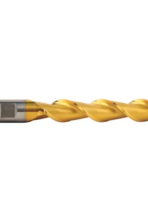 WELDON 57097 1" Size, 6" LOC, 2 Flute, TiN High Speed Steel Square End Mill Buy Direct