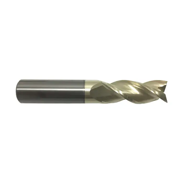 Trending RUSHMORE USA 314972 3/4" Size, 1" LOC, 3 Flute, ZrN Solid Carbide Square End Mill