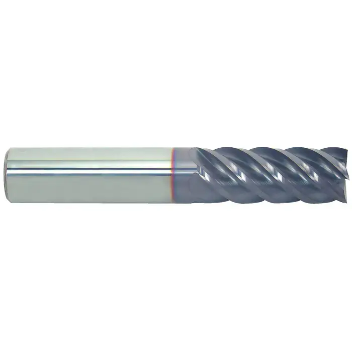 NIAGARA N61988 3/16" Size, 9/16" LOC, 5 Flute, AlTiN Solid Carbide Square End Mill Free Returns