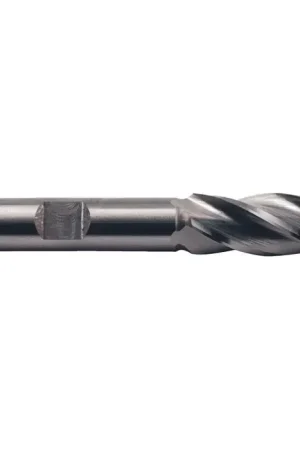 Best Seller RUSHMORE USA 100565 1" Size, 1-7/8" LOC, 4 Flute, Bright High Speed Steel Square End Mill