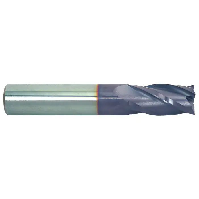 Professional Grade NIAGARA N85611 9/16" Size, 1-1/8" LOC, 4 Flute, TiAlN Solid Carbide Square End Mill