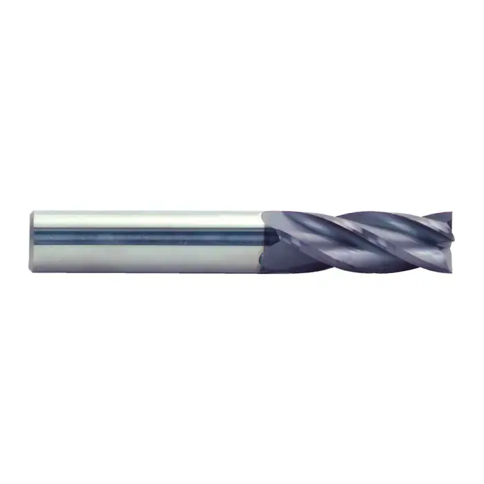 Premium RUSHMORE USA 102904 11/16" Size, 1-1/2" LOC, 4 Flute, AlTiN Solid Carbide Square End Mill