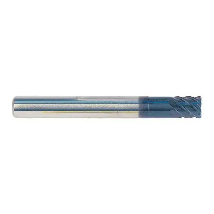T&O 20-102-344 10.00mm Size, 10.00mm LOC, 1.00mm Radius, 6 Flute, Solid Carbide Corner Radius End Mill Flash Sale