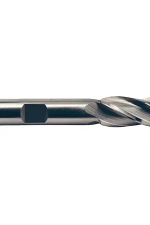 Buy Direct TTC PRODUCTION HP 08-005-340 13/16" Size, 1-7/8" LOC, 4 Flute, Bright High Speed Steel Square End Mill