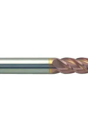 MELIN 100257 3/16" Size, 5/8" LOC, 4 Flute, TiCN Solid Carbide Finishing End Mill Best Seller