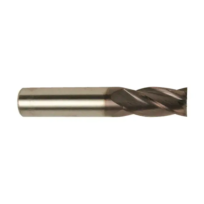 M.A. FORD 11137500A 3/8" Size, 1" LOC, 4 Flute, TiAlN Solid Carbide Square End Mill Trusted Brand