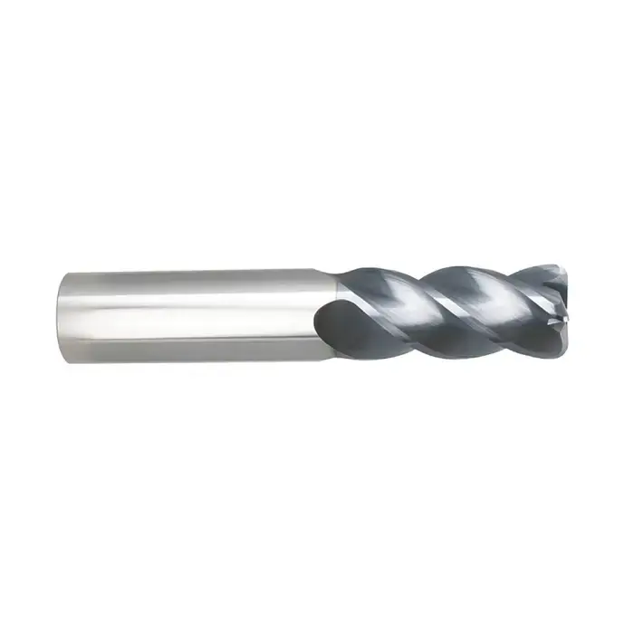Bargain NIAGARA N09652 8.00mm Size, 24.00mm LOC, .50mm Radius, 4 Flute, Solid Carbide Corner Radius End Mill