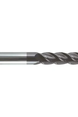 MELIN 105702 1/8" Size, 3/4" LOC, 4 Flute, AlCrTiN Solid Carbide Finishing End Mill Today Only