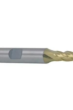 WELDON 49606 1/4" Size, 5/8" LOC, 4 Flute, TiN M42 8% Cobalt Square End Mill Place Order