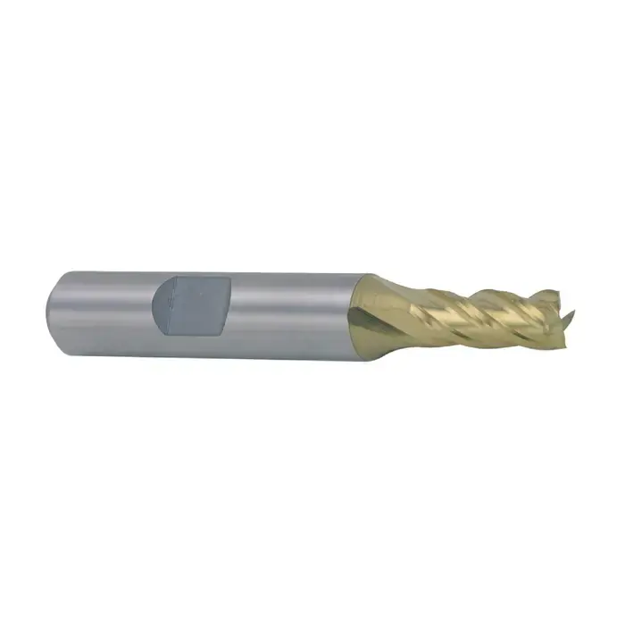 WELDON 49606 1/4" Size, 5/8" LOC, 4 Flute, TiN M42 8% Cobalt Square End Mill Place Order
