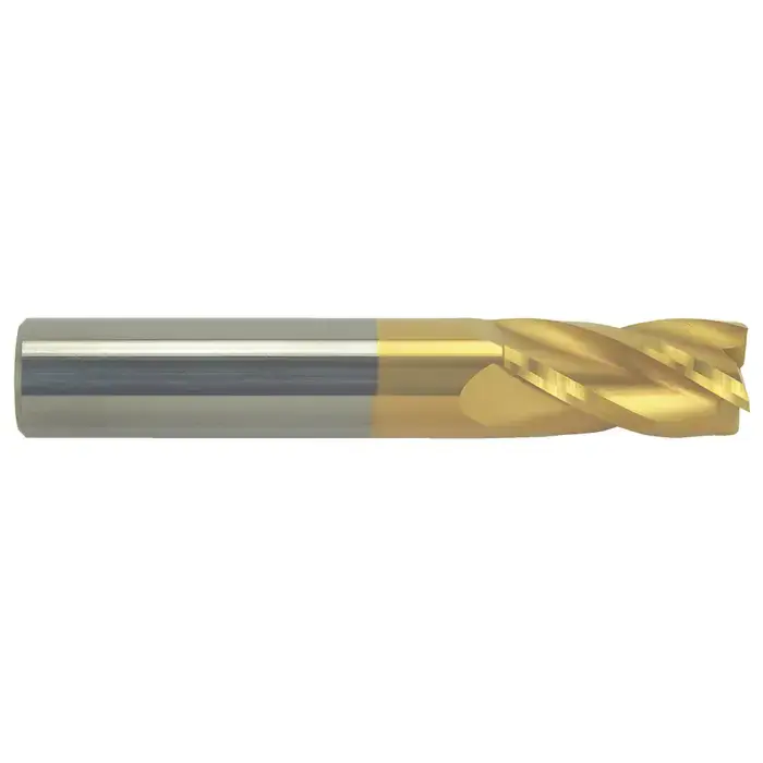 Trusted Brand RUSHMORE USA 100452 5/8" Size, 1-1/4" LOC, 4 Flute, TiN Solid Carbide Square End Mill