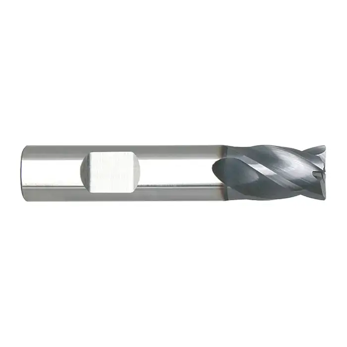 Clearance NIAGARA N09845 1/2" Size, 1" LOC, .030" Radius, 4 Flute, Solid Carbide Corner Radius End Mill