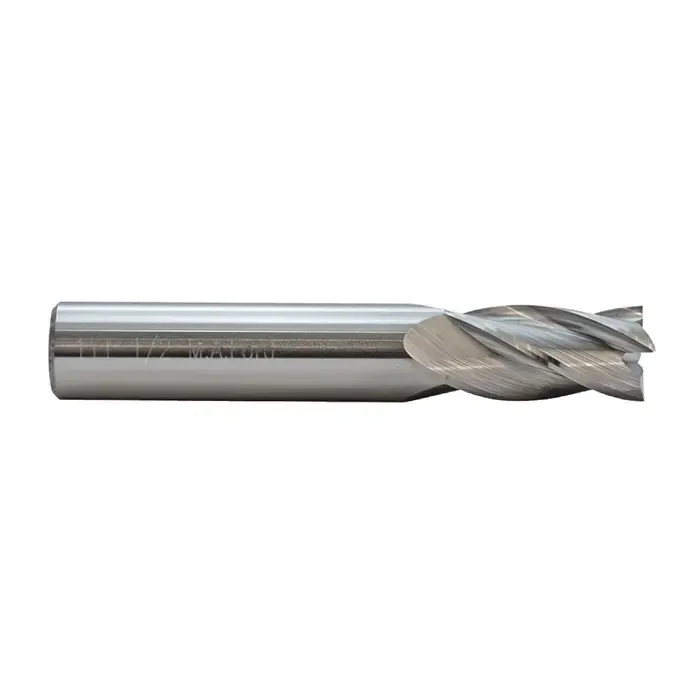 M.A. FORD 11115750C 4.00mm Size, 14.00mm LOC, 4 Flute, TiCN Solid Carbide Square End Mill Top Rated