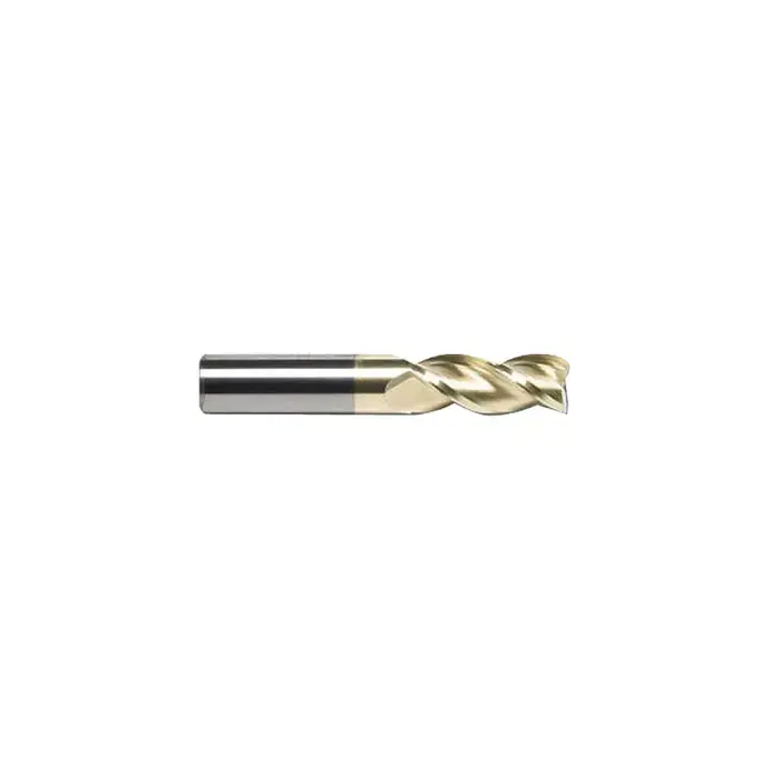 RUSHMORE USA 105719 6.00mm Size, 19.00mm LOC, 3 Flute, ZrN Solid Carbide Square End Mill Limited Time