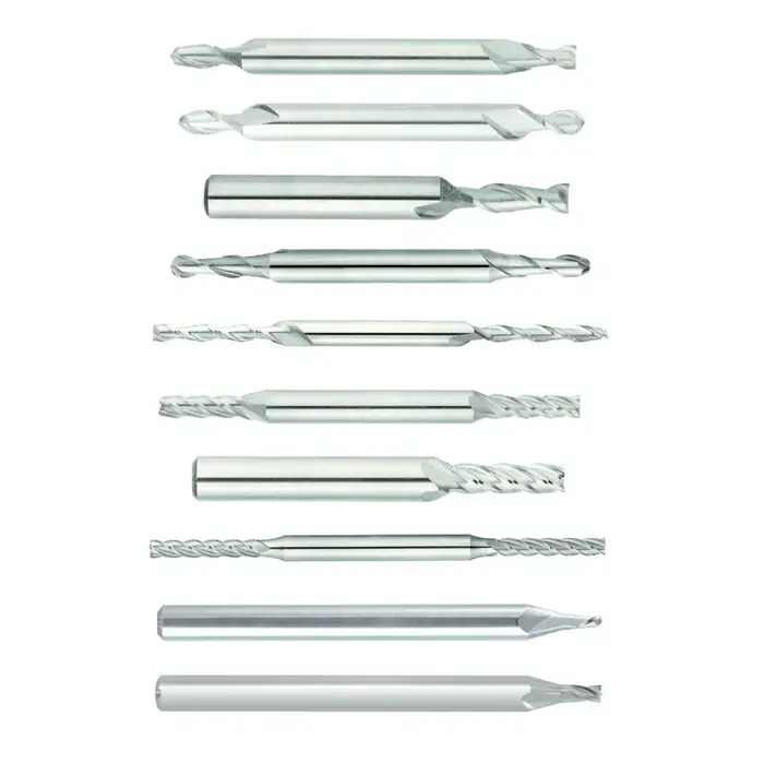Buy Today NIAGARA N59715 .0270" Size, .041" LOC, 2 Flute, Solid Carbide Miniature End Mill