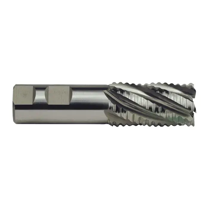 TTC PRODUCTION HP 08-201-121 1-1/4" Size, 4" LOC, 6 Flute, M42 8% Cobalt Roughing End Mill Free Returns