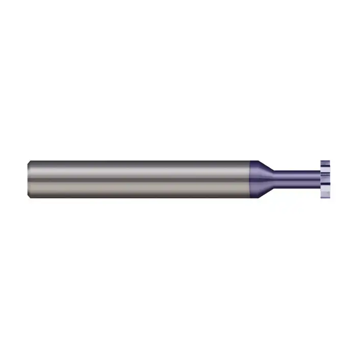Free Returns MICRO 100 KC-187-550-093X 3/16" Dia., None ANSI, .093" Face Width, Solid Carbide, 6 Teeth Woodruff Keyseat Cutter