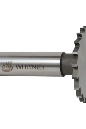 WHITNEY TOOL 20225 1-3/8" Dia., None ANSI, 5/64" Face Width, M42 8% Cobalt, 18 Teeth Woodruff Keyseat Cutter Get Yours
