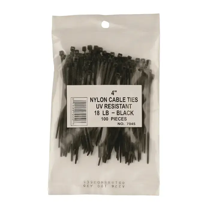 Sale TTC 7245 Sizes 24", 25 Pieces, Black Cable Tie