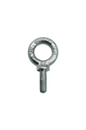 CHICAGO HARDWARE 26179 1 7/8"-9 Thread Size, 2-1/4" Thread Length, Hot Galvanized Shoulder Eye Bolt Hassle-Free Returns