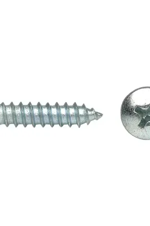 TTC FTA21056 12 Size, 1-3/4" OAL, Flat Head Self Tapping Sheet Metal Screw Professional Grade