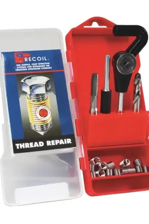 While Supplies Last RECOIL 37220 5 Inserts, 22mm x 2.00mm Metric 1.5 x D Insert Length STI Thread Repair Set