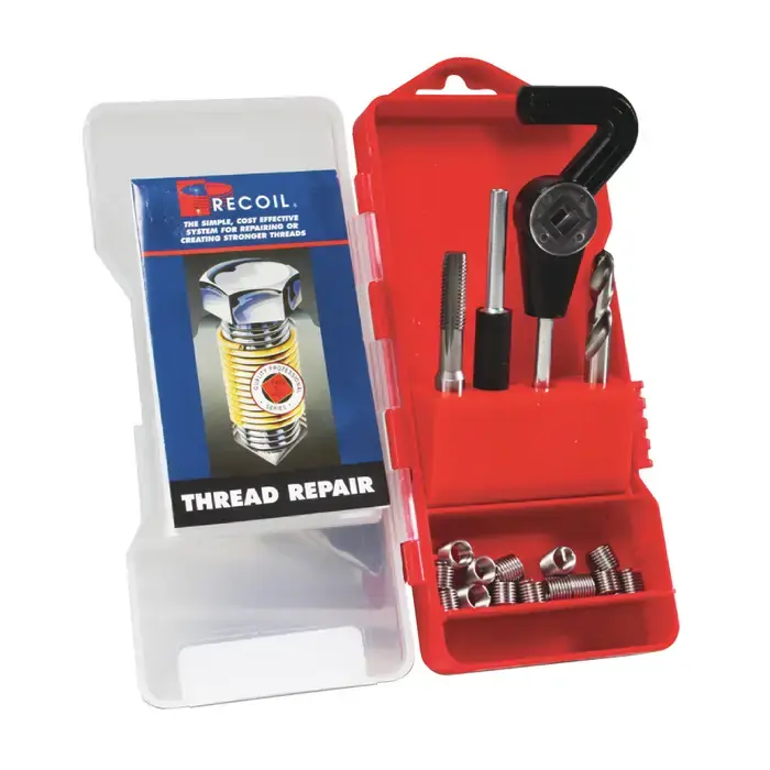 While Supplies Last RECOIL 37220 5 Inserts, 22mm x 2.00mm Metric 1.5 x D Insert Length STI Thread Repair Set