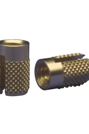 EZ LOK 240-002-BR 2-56 Internal, Brass-Flush Press Insert External, .156" Insert Length Thread Repair Insert Deal