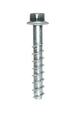 Big Sale SIMPSON STRONG TIE THDB25312H 1/4" Dia., 3-1/2" OAL, 50 Piece, Carbon Steel Screw Anchor Concrete Anchor
