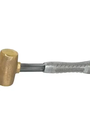 Low Price AMERICAN HAMMER AM4BZAG 1-1/2" Face Diameter, 4 lbs. Head Weight, 12" Overall Length Bronze Hammer