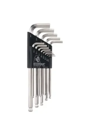 Buy Online BONDHUS 16937 .050" to 3/8" Hex Size, Long Long Arm Length, BriteGuard Finish Ball Key