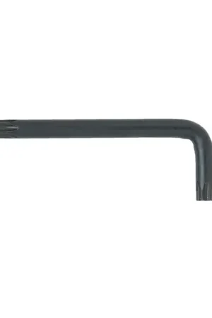 Professional Grade WIHA 36326 T9S Size, 48mm Long Arm Length, Black Oxide Finish Torx Key