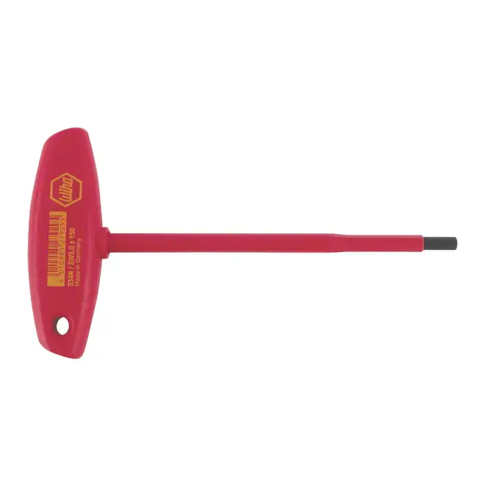 WIHA 33447 8mm Size, 150mm Long Arm Length, Hard Chrome Finish T Handle Hex Key Mega Sale